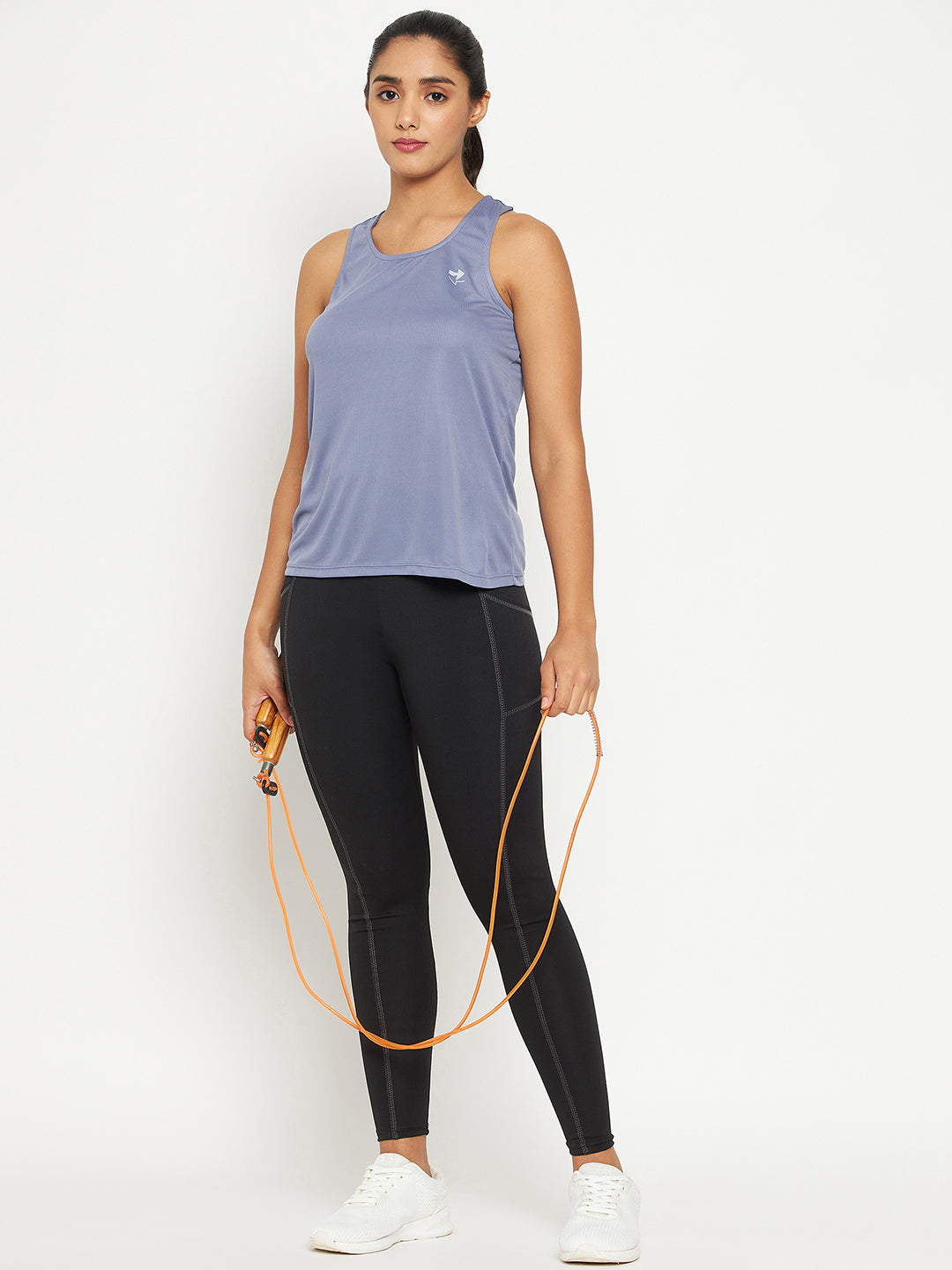 Women’s Sleeveless Gym Top – Light purple Activewear Tank