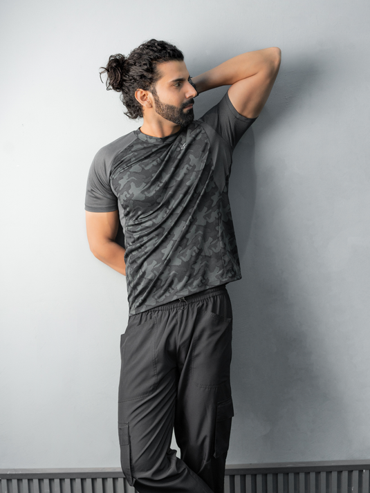 Camoflouge Raglan Sleeves